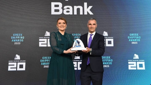 Alpha Bank: Shipping Financier of the Year 2023 στα Lloyd’s List Greek Shipping Awards