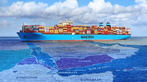 Maersk: Αναστολή μεταφορών εμπορευματοκιβωτίων μέσω της Ερυθράς Θάλασσας