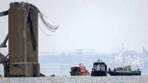 Βαλτιμόρη: Επαναλειτουργεί το κανάλι για τα πλοία, μετά την κατάρρευση της γέφυρας